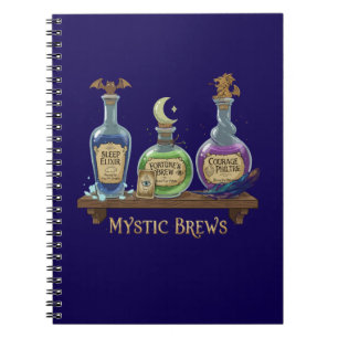 Carnet Mystic Brews   Potions et Élixirs Fantaisistes de 