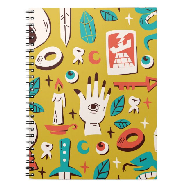 Carnet Mystic Melange : Occult Seamless Elements (Devant)