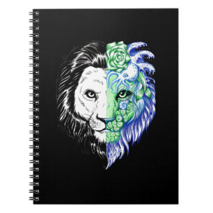 Carnet mystique tiré par la main unique d'art de