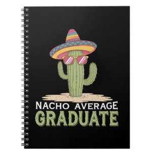 Carnet Nacho Moyenne Graduate Cactus Graduation Mexicaine