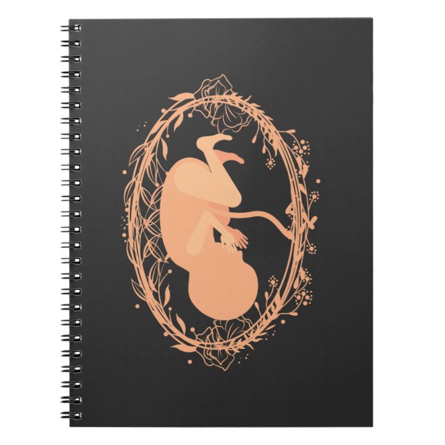 Carnet Naissance de Doula Baby Pregnant Floral Doula Midw (Devant)