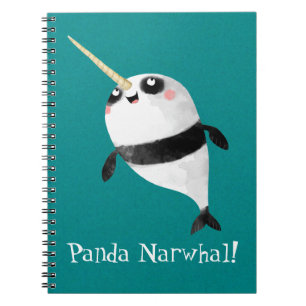 Carnet Narwhal et panda dans un