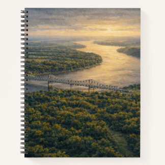 Carnet Natchez sur la rivière | Paysage du Mississippi
