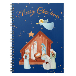 Carnet Nativity & Stars
