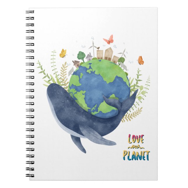 Carnet nature de l'amour—baleine (Devant)