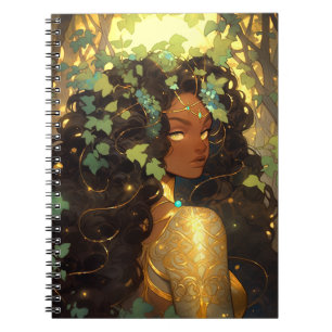 Carnet Nature Déesse Imaginaire afro-américain Art