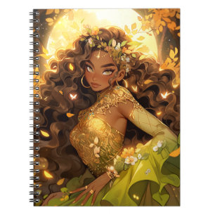 Carnet Nature Déesse Imaginaire afro-américain Art