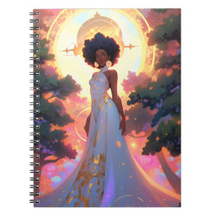 Carnet Nature Déesse Imaginaire afro-américain Art