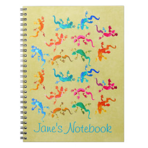 Carnet Nature écologique du gecko reptile