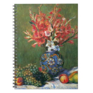 Carnet Nature morte Fleurs et Fruits de Pierre Renoir