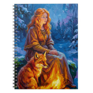 Carnet Nature sacrée : Art de la déesse celtique Brigid s