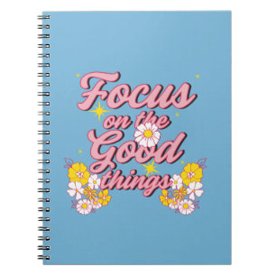 Carnet Nature Soul Slogan Focus sur les bonnes choses