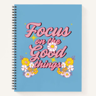 Carnet Nature Soul Slogan Focus sur les bonnes choses