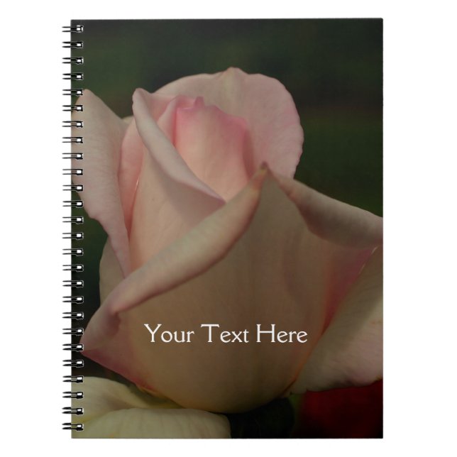 Carnet naturel intense rose Rosebud Fleur (Devant)