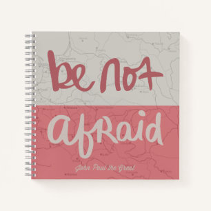 Carnet N'ayez pas peur