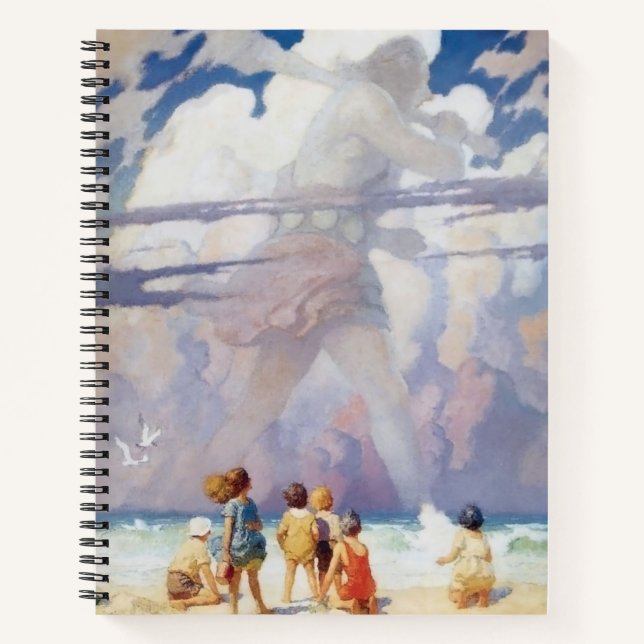Carnet NC Wyeth L'Art Géant Plage Côtière (Devant)