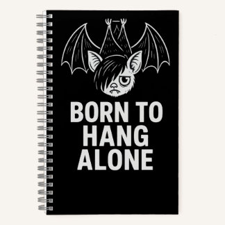 Carnet Né à Hang Alone - Emo Bat | Antisocial