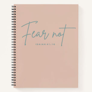 Carnet "Ne crains pas." Ésaïe 41:10