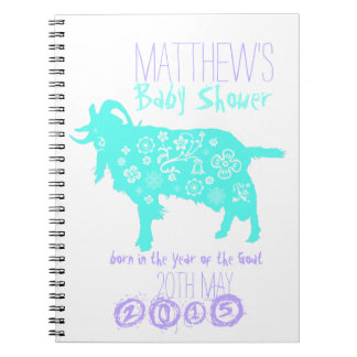 Carnet Né dans l'année de la chèvre 2015 - Baby shower