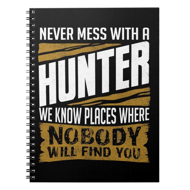 Carnet Ne Manquez Jamais Avec Un Chasseur (Devant)