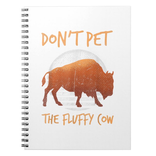Carnet Ne Pas Atteindre Le Buffalo National De Bison De V (Devant)