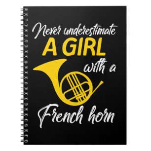 Carnet Ne Sous-Estimez Jamais Une Fille Musicienne De La