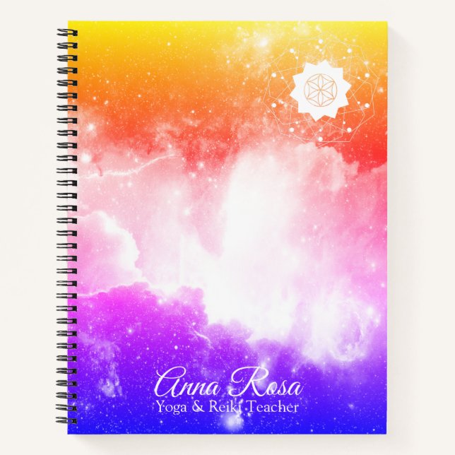 Carnet *~* Nebula de galaxie rose de lavande Universe (Devant)