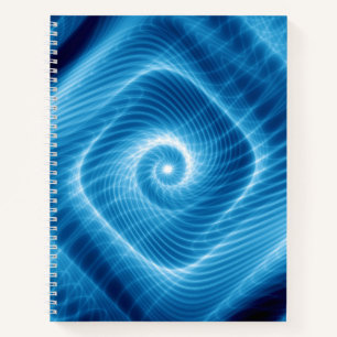 Carnet Nebula de spirale cosmique bleue