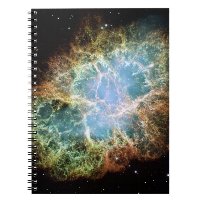 Carnet Nébuleuse de crabe turquoise (Devant)