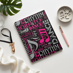 Carnet Née pour danser Pink ID277
