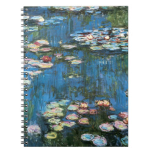 Carnet Nénuphars de Claude Monet, Impressionnisme Vintage