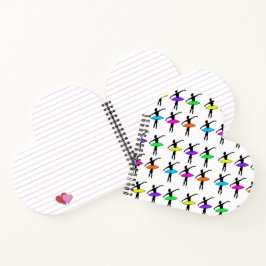 Carnet Neon Ballerina Ballet Tutu Danser Enseignant Point