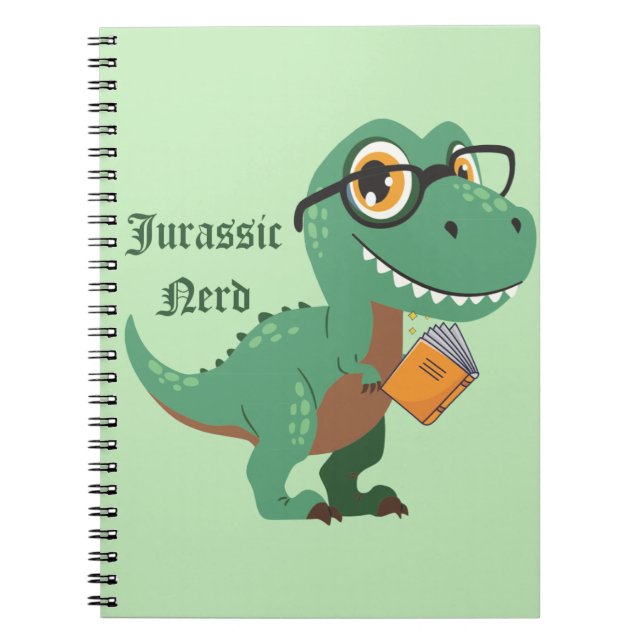 Carnet Nerd jurassique (Devant)