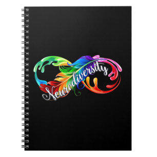 Carnet Neurodiversity Is Beautiful Rainbow est un grand c