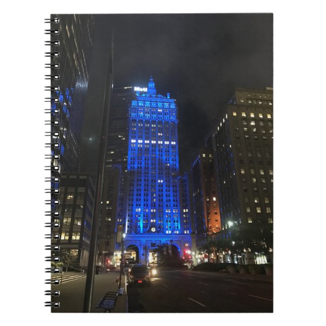 Carnet New York Central Building NYC Park Avenue Nuit (Devant)