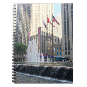 Carnet New York City NYC Fontaine Sixième Avenue Photogra