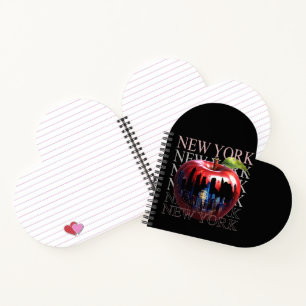 Carnet New York La Grande Pomme Fruit Silhouette Ville