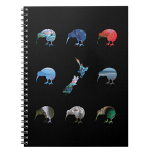 CARNET NEW ZEALAND KIWI PAUA