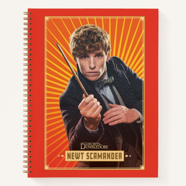 Carnet Newt Scamander Character Graphic (Devant)