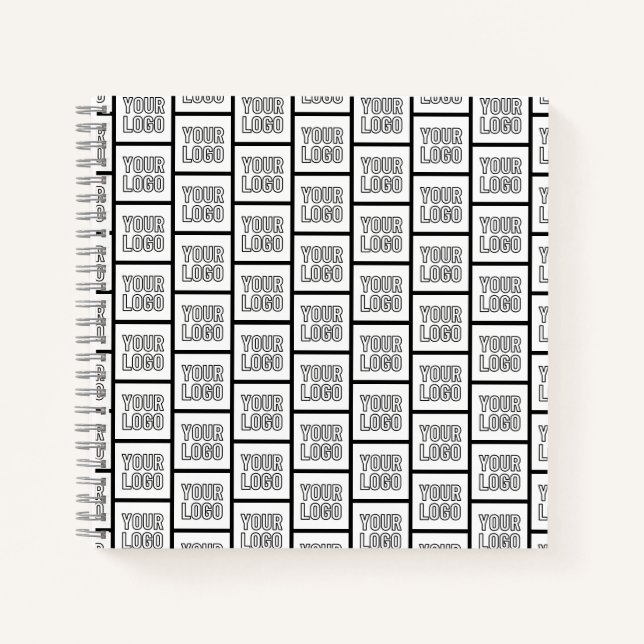 Carnet N'importe quel Motif de répétition de logo ou d'im (Devant)