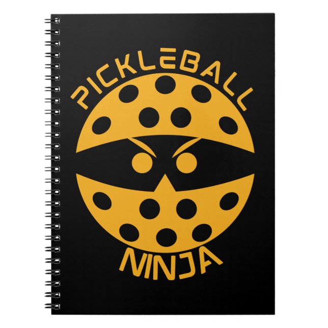 Carnet Ninja de pickleball - orange (Devant)