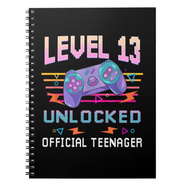 Carnet Niveau 13 Jeux vidéo officiels non bloqués 13t (Devant)