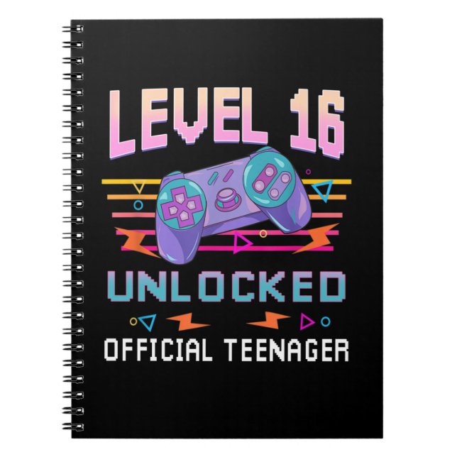 Carnet Niveau 16 Déverrouillé Jeu vidéo officiel adolesce (Devant)
