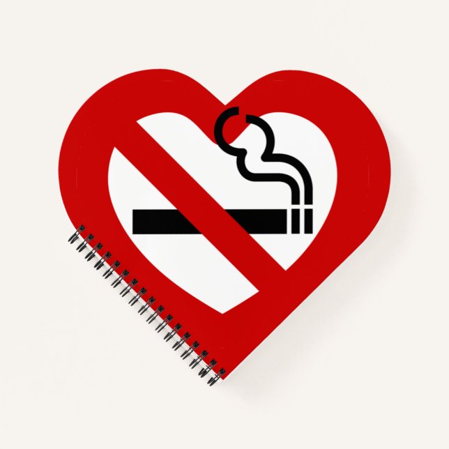 Carnet No Love For Smoking Sign (Devant)