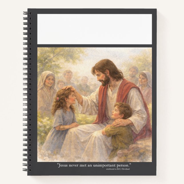 Carnet No unimportant person (Devant)