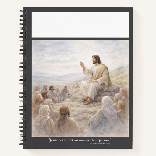 Carnet No unimportant person (Devant)