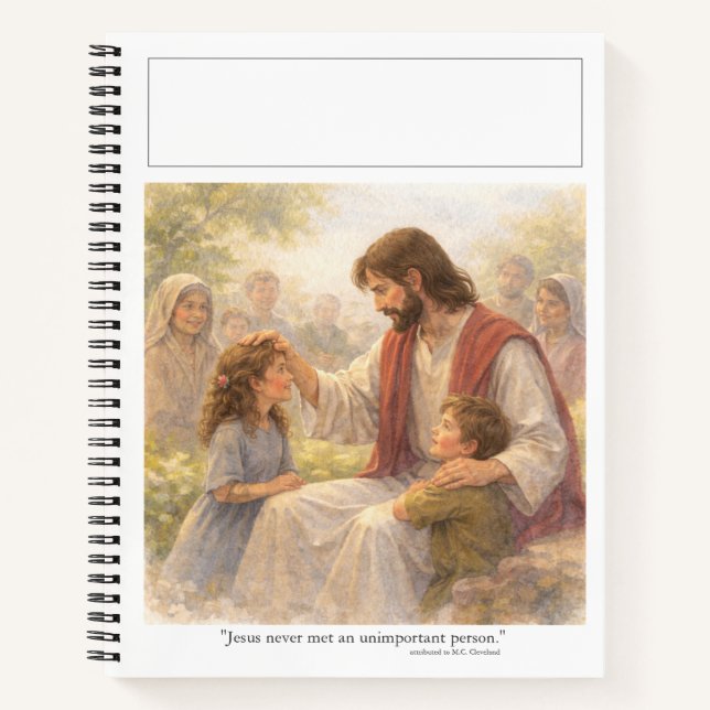 Carnet No unimportant person (Devant)