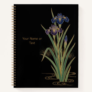 Carnet Noble Shoubu: The Maki-e Style Iris & Gold
