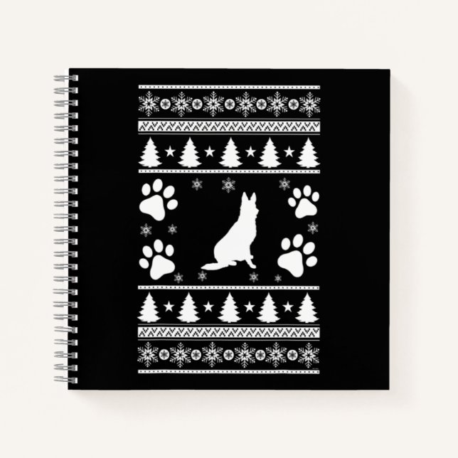 Carnet Noël berger allemand (Devant)