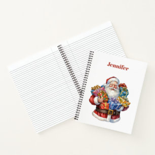 Carnet Noël classique de Jolly Santa Claus